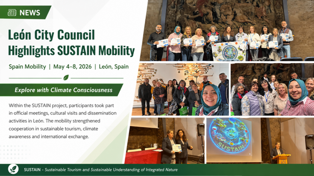 León City Council Highlights SUSTAIN Project Mobility Promoting Sustainable Tourism and Climate Awareness in Spain
