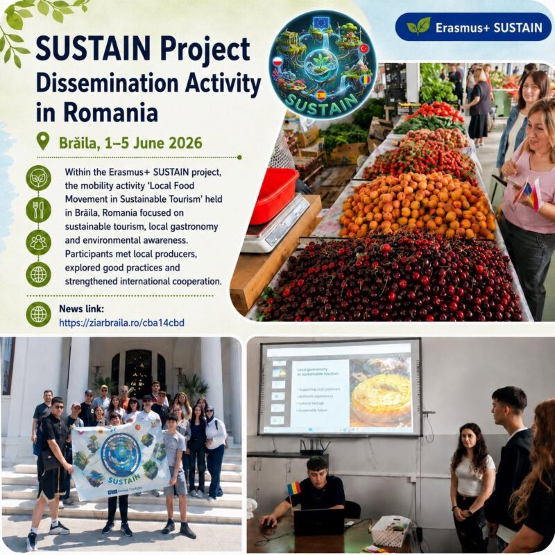 Erasmus+ SUSTAIN Project Romania Mobility Featured in the Press